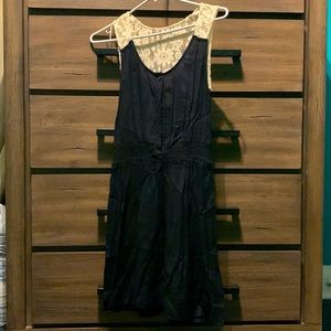 Charlotte Russe Black/Cream Mini Dress